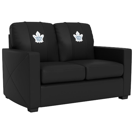 Dreamseat Silver Loveseat with Toronto Maple Leafs Logo XZ7759003LSCDBK-PSNHL42071